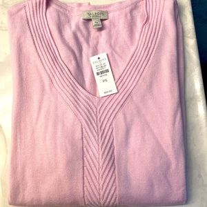 Talbots Pink soft sweater NWT.